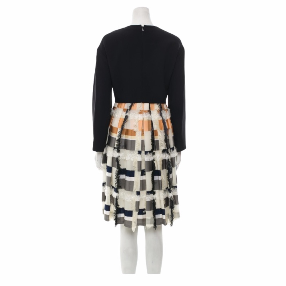 Chloe’ Plaid Print A-Line Dress 38 - Picture 3 of 5